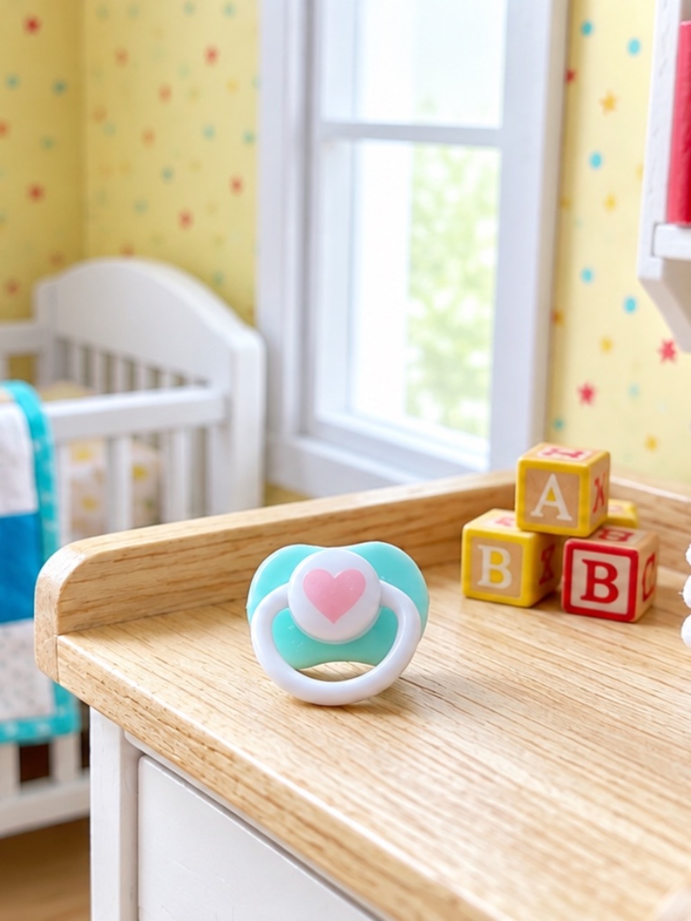 Realistic Heart Miniature Reborn Pacifiers